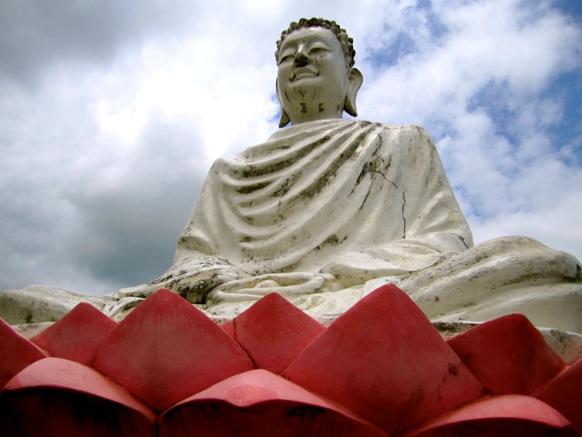 The male version of the second most important figure in Buddhism...I think (a giant statue).