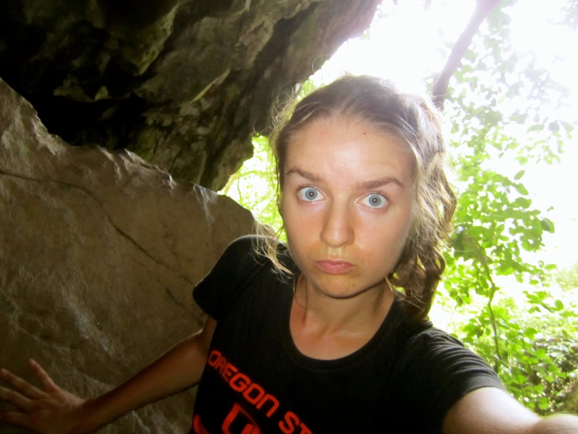 Obligatory cave selfie (in case it turned into 127 Hours and I got stuck forever).